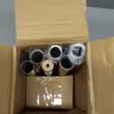 Boho Wood Curtain Rods for Windows 48 to 84 inch,1" Adjustable Heavy Duty Window Curtain Rod with Imitation Wood Grain Finials,Rustic Decorative Drapery Rods Set,Size:36-88'',Weathered Wood