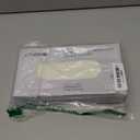 LANON Food Safe White Disposable Nitrile Gloves, Latex-Free, Powder-Free, Textured Fingertips, Cooking, Cleaning, Large (Large (Pack of 100))