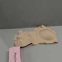 PoseFree Womens Seamless Wireless Supportive Bra Push Up Comfort Soft No Underwire Full Coverage T-Shirt Bra (X-Large, Nude)