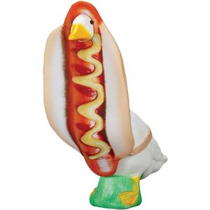 Fox Valley Traders Gaggleville Hot Dog Goose Outfit, Fits Large 23" H Statue