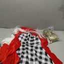 GOLDSTITCH Womens Christmas Costume Santa Dress Outfits with Cloak Plaid Dress Xmas Party Birthday Dress Up Size 140