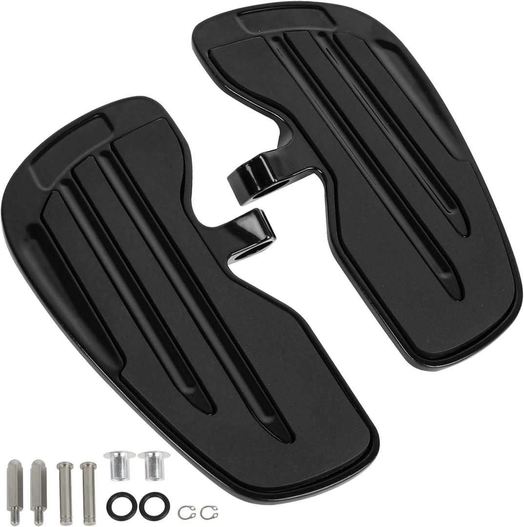 Motorcycle Driver Floorboards Foot Pegs Fits for Indian Scout Sixty Bobber Replacement Part 2025-Up Black