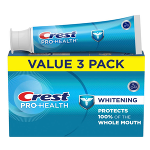 Crest Base Pro-Health Whitening Toothpaste (4.3oz) Triple Pack, Teeth Whitening