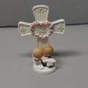Precious Moments Wedding Cross | Bride & Groom | Religious Gift | 6.75in Resin Cross
