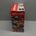 George Foreman 4-Serving Removable Plate Electric Grill and Panini Press, George Tough Non-Stick Coating, Drip Tray Catches Grease, Black