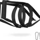 Cable Chest Press Handles for Cable Machines, Forward Press Attachment with No Cable Rub, Horizontal & Vertical Grip for Chest Training, Pulley & Smart Gym Compatible for Home & Gym Workouts