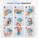 Hand Gripper Strengthener Set - Hand Grip Strengthener, Stress Balls for Adults,Grip Strength Trainer for Hand Sensitivity Training,Hand Rehabilitation Exercising