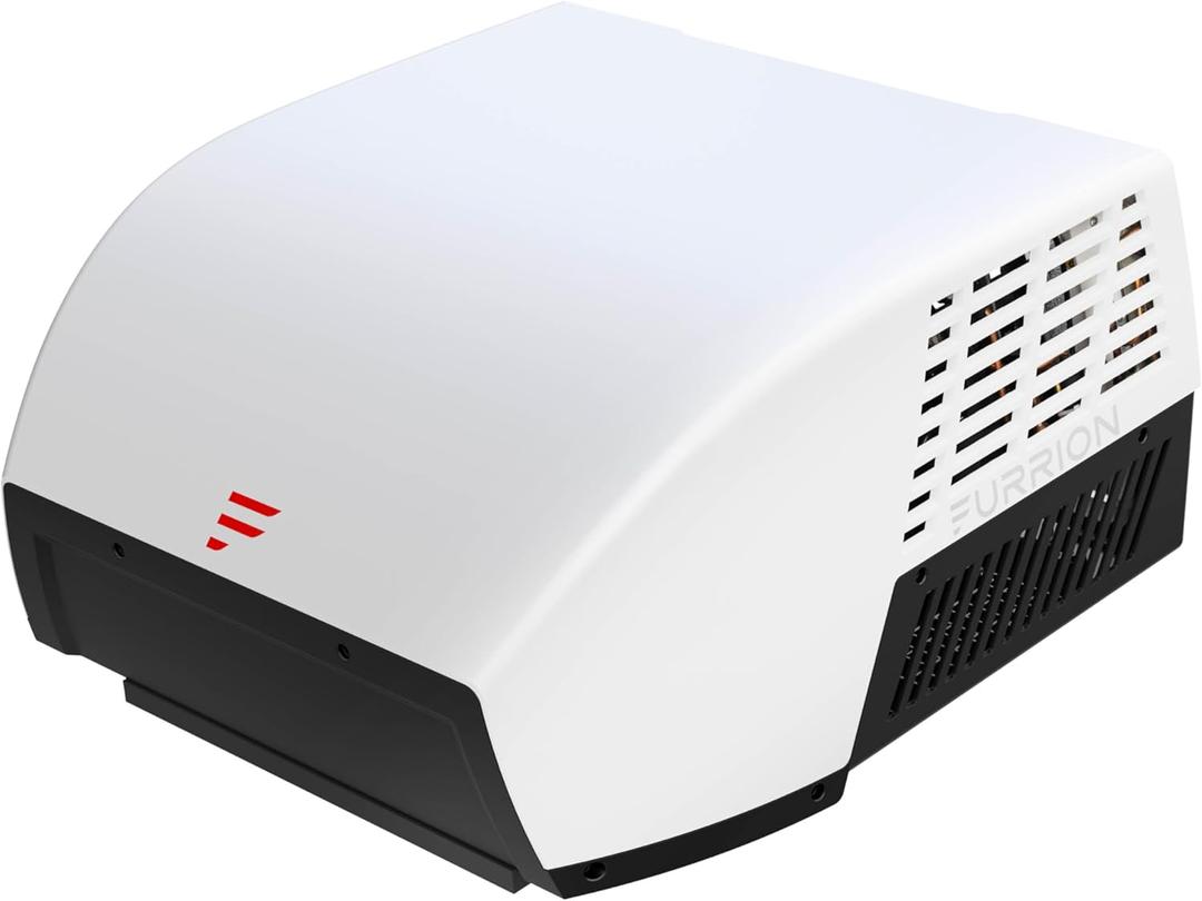 Furrion Chill Cube 18k BTU Variable Speed RV Rooftop Air Conditioner, White, Non-Ducted, R32 Refrigerant, Quiet High-Efficiency AC with Turbo Cool Mode, Lightweight, AC Unit Only - FACR18VSSA-BL-AM