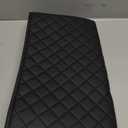 JOYTUTUS Center Console Cover Compatible with 2013-2018 Ram 1500 & 2013-2026 Ram 2500/3500/1500 Classic Model Jump Seat Console, Leather Arm Rest Armrest Cover for Car, Middle Console Cover Lid, Black Leather