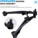 Front Lower Driver Side Control Arm for 2007-2015 Chevy Avalanche Silverado Suburban 1500 Tahoe GMC Sierra Yukon XL Cadillac Escalade ESV EXT K620888