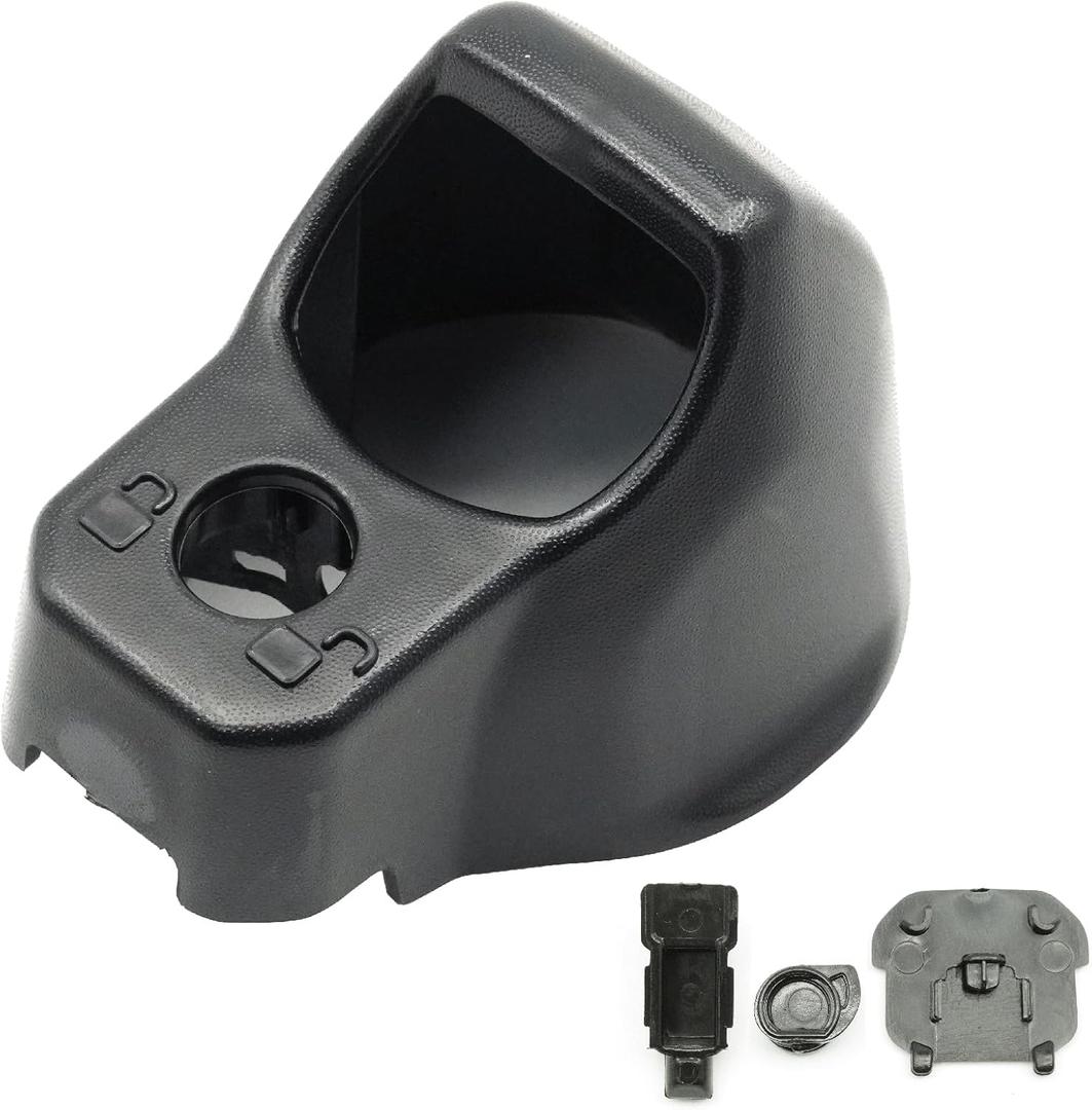 68301879AD Black Rear View Backup Park Assist Camera Bezel Cover Trim, Replacement for Jeep Wrangler 2018 2019 2020 2021 2022, Replaces 68301879AE