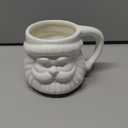 Sweet Water Decor Santa Face Mugs - 19oz Santa Hot and Cold Holiday Drinkware Gift - Ceramic Christmas Decoration Mug