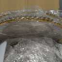 50pcs Clear and Gold Beaded Charger Plates for Wedding,12.5in