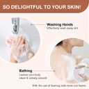 Bee & Flower Soap Bar Sandalwood Soap Valentines Day Gifts for Her Moisturizing Bath Soap Bars Nourishes Your Skin 4.4 oz(Pack of 4)