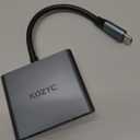 USB C to Dual HDMI Adapter 4K@30Hz, KOZYC USB C Hub Multiport Adapter with 2xHDMI, USB 3.0, 100W PD, Support USB C to HDMI Splitter Extended Display for MacBook Pro (MST is not Supported on MacOS)