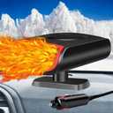 Numhosai Portable Car Heaters for Vehicle: 12V Car Heater That Plugs Into Cigarette Lighte, 2 in 1 Heating & Cooling Fast Windshield Defrost Defogger (Black)