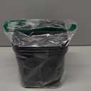 stonespace Kitchen Compost Bin for Countertop, Hanging Small Trash Can with Lid Under Sink for Kitchen Bathroom, Mountable Compost Bucket, Black (5L/1.3GAL)