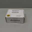 Mechanical Keyless Entry Door Hanldle Lock with Keypad,Double-Sided Push Button Passcode Opening,Interior Exterior Combination Front Door Lever Lock Set for Gates,Fences,No Battery(Silver) (Pearl Chrome)