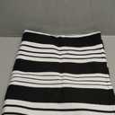 Black and White Striped Outdoor Rug,4x6Cotton Modern Farmhouse Rug Hand-Woven Reversible Door Mat Washable Doorway Carpet for Patio Kitchen Bedroom