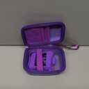 JCHPINE Hard Carrying Case and Silicone Cover for Bitzee Interactive Toy Digital Pet, Protective Case for Bitzee Virtual Electronic Pets Accessories (for Original 15 Animals) (Purple)