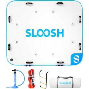 SLOOSH Inflatable Floating Dock, Inflatable Dock Floating Platform, Portable Air Dock Platform Fit for Pool, Lake, Beach with Non-Slip Surface