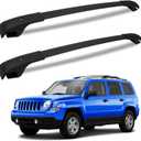FengYu Roof Rack Cross Bars 220lb Compatible with Jeep Patriot 2007-2017 with Raised Side Rail, Aluminum Roof Rails Crossbars Cargo Bars Rooftop Canoe Bike Kayak Car Snowboard Luggage Racks Carrier.