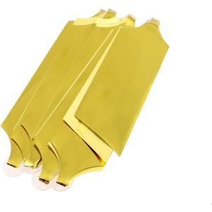 Ruilogod 2 Pcs 1.3" Wide Gold Tone 8 Sections Poly Pull Bow for Wedding (id: baf 6d8 bba 870 2a1