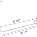 BANOLUX Towel Rack, 32-Inch Single Towel Bars for Bathroom, Towel Racks for Bathroom Wall Mounted SUS304 Stainless Steel Hand Towel Holder Heavy Duty, Matte Black Towel Bar 2 Pack, A7-TB-MB-32IN-2PACK