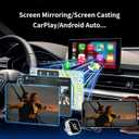 HYPAX Wireless CarPlay Adapter-4 in 1 Screen Mirror Link Car Adapter Android Auto Multi-User Seamless Connection Converts Wired to Wireless CarPlay Adapter - No Latency from iOS 10+ to Screen w/USB-C