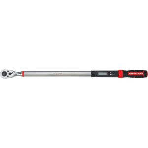 CRAFTSMAN Digital Torque Wrench, SAE, 1/2-Inch, 50-250 FT-LB, (CMMT99436) Black/Silver