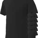 Gildan T-shirt Black 6 Pack Size L