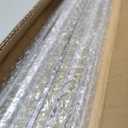 44" Brass Gold Wrought Iron Plain Balusters for Staircase Interior, 1/2" Square Hollow Iron Spindles, Decorative Stair Railing, Pack of 10
