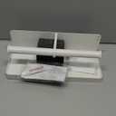 Double Toilet Paper Holder Wall Mount with Toilet Paper Storage,Toilet Paper Roll Holder with Phone Shelf,Toilet Paper Holder with Shelf (1, White)