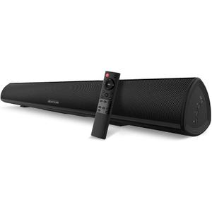 100Watt 40 Inch Soundbar, BESTISAN Sound Bar Wireless and Wired Audio Bluetooth 5.0 TV Speakers with HDMI-ARC Function (2023 Beef UP Version, DSP Audio, Bass Adjustable, Wall Mountable)
