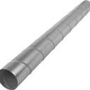 Vent Systems 4 Inch Duct - 45 Inch Long Round Spiral Air Duct - Galvanized Dryer Vent Hose Extension - Straight Rigid Dryer Duct - Industrial, Residential Vent Pipe, AC Duct Pipe for 4 Inch Ducting, 45 Inch Length