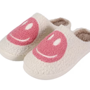 Cute Kids Slippers for Girls Boys Soft Winter Warm Slip-on Toddler Slippers Memory Foam Fuzzy Happy Face House Shoes Little/Big Kid 40-41