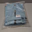 Scrub for Women Set - Cute Scrub Top & Pants with Zipper Multi Pocket, Anti Wrinkle, Slim Fit (Blue, XS)