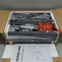 SUPERJARE 78.8 Inch Narrow Console Table with Outlet, Sofa Tables, Behind Couch Table, Long Entryway Tables with Charging Station, for Living Room, Charcoal Gray