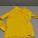 QBK Boys' Performance Polo Kids Collared Golf Shirts Long Sleeve School Uniform for 4T-16Y (Gold)