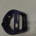 SURITCH Sport Band for Apple Watch 9/8/7/6/5/4/SE3/SE2/SE Case with Band 45mm 44mm, Soft Silicone Shockproof Rugged Protective Replacement Strap with Case for Women Men, Navy Blue