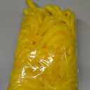 Janinka 50 Pcs Hawaiian Leis for Luau Party, Soft Twist Tropical Flower Necklaces 36 Inch Plastic Lei for Summer Beach, Pool Parties and Tropical Themed Events(Yellow)