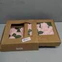 Ling's moment Artificial Flowers 50Pcs Pink Roses Decor w/Stems,3" Real Touch DIY Foam Floral for Wedding Bouquet/Centerpieces, Outdoors Party Backdrop, Room/Table, and Garden/Pot Decorations