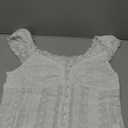 Women Y2K Fairy Grunge Tee Shirt Lace Trim Short Sleeve Crop Top Ruffle Babydoll Top Aesthetic Going Out Top, Large