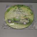 2 x Valentines Day Decorations St Patricks Day Decorations Reversible Valentines Wreath Truck Door Decor Hanging Wall Welcome Sign Wooden Front Door Hanger Wreath for Porch Wall Indoor Home Decor