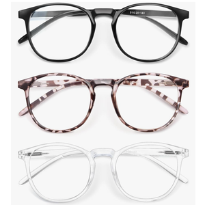 IBOANN Iconic Blue Light Glasses for Woman - Computer Glasses 99% Blue Light Blocking - Anti Eyestrain & UV Glare Protection