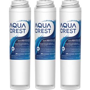 AQUA CREST GXRLQR Under Sink Water Filter, NSF/ANSI 401 Certified, Replacement for GE SmartWater Twist and Lock In-Line GXRLQR Water Filter, Reduces PFAS, PFOA/PFOS, 3 Pack