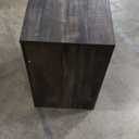 Signature Design by Ashley Drystan Rustic Industrial 2 Drawer Nightstand with 2 Slim-Profile USB Charging Stations, 24.37" Tall, Weatherworn Brown