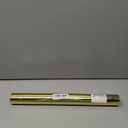 Merture Gold Wrapping Paper Roll - 17 In X 32.8 Ft(46.5 sq.ft.) Metallic Gold Solid Color Gift Wrap with Grid Cutting Lines for Christmas, Wedding, Birthday, Valentines Day, Mothers Day, Baby Shower