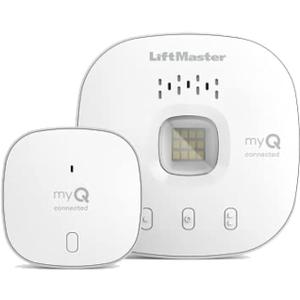 Liftmaster myQ Smart Garage Control - Wireless Garage Hub and Sensor with WiFi & Bluetooth - Smartphone Controlled, 821LMC-S, White