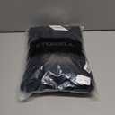 Women's Velvet V Neck Puff Sleeve Dress for Wedding Guest Cocktail Elegant Bodycon Party Midi Dress (Black, XL)